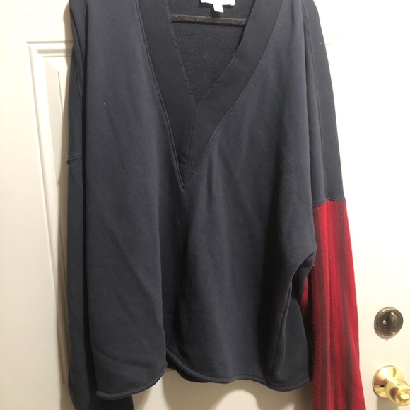 INC Allen Onyia Men's Regular-Fit Pieced Colorblock V-Neck Sweater - Picture 4 of 6